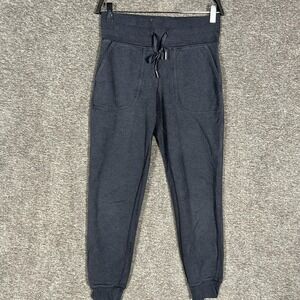 Lululemon‎ Jogger Pants Womens 4 Navy Blue Sweatpants Drawstring Pockets